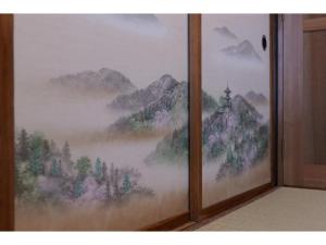 汤泽町YAKATA - Vacation STAY 58651v的山壁画
