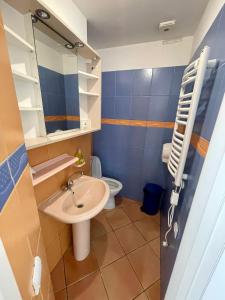 拉加希姆斯Dimanti的一间带水槽和卫生间的浴室