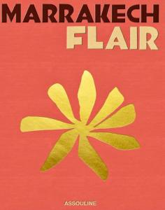 蒙斯New ! Superbe studio - Déco Marrakech Flair的一本红色背景的黄色花