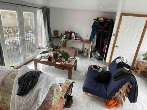 Large ensuite room in Dulwich (Gipsy Hill)的休息区