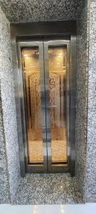 阿姆利则The Host的一座带窗户的建筑中的金属电梯