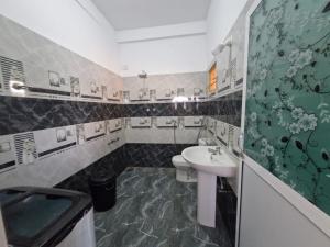 亭可马里TRINCO VISTARA GUEST House的一间带水槽和卫生间的浴室