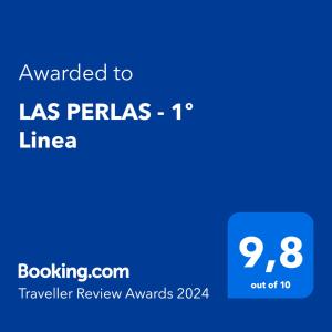 德尼亚LAS PERLAS - 1º Linea的给las perias linea的文本的手机的截图
