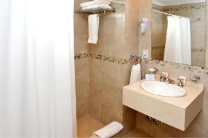 布宜诺斯艾利斯因特苏尔桑特尔摩酒店的一间带水槽和淋浴的浴室