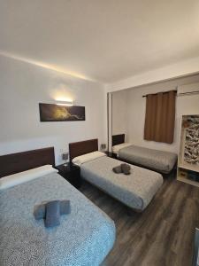 瓦伦西亚图里亚公寓的两张床位 - 带两张西德西德床