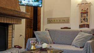 阿拉霍瓦Diminio 2 Apartment at Livadi Arachova的带沙发和电视的客厅