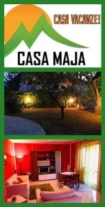 LettomanoppelloCASA MAJA casa per vacanze abruzzo的两个画像的拼贴画