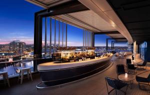 悉尼悉尼凯悦酒店的从建筑的观景台上欣赏到城市美景