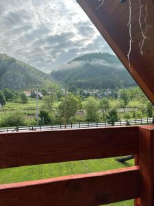 SinanovićiPlaninska kuca Bjelasnica的窗户享有山景。