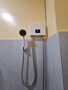 班塔延岛Basilia Guest House的带淋浴的浴室