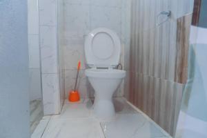 MangochiAdams lodges Ltd的浴室设有卫生间和柱塞