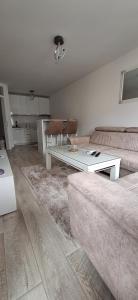 布戈伊诺Apartman-Stan的客厅配有沙发和桌子