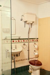 悉尼The Australian Heritage Hotel的一间带卫生间和水槽的浴室