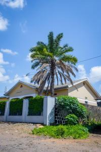 鲁亨盖里Rhoja homes的房屋前的棕榈树
