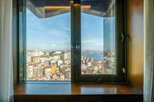 伊斯坦布尔大理石酒店的市景窗户