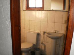 巴拉迪圣若昂普萨达内维斯帕拉伊索热带酒店的一间带卫生间和水槽的浴室