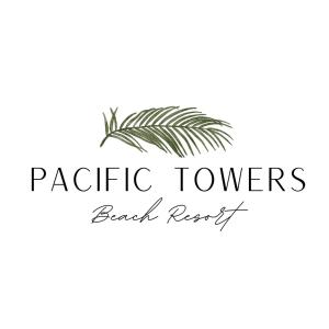 科夫斯港太平洋塔海滩度假酒店的太平洋塔楼海滩度假村的标志