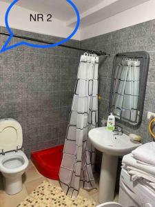 戈里察Traditional Bazaar Home2的浴室配有白色卫生间和盥洗盆。