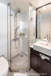 KD Hotelship Düsseldorf Comfort Plus的一间浴室