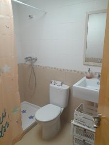 蒙特罗伊IM80的一间带卫生间和水槽的浴室