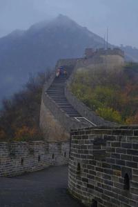 怀柔长城脚下relax家民宿的享有中国城墙的美景