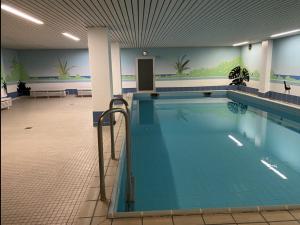 GerbrunnGerbrunn HAP46的在酒店房间的一个大型游泳池