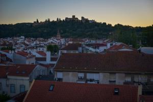 托马尔O Paço - exclusive accommodation的城市景观,建筑屋顶