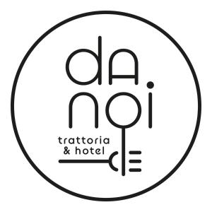 VergatoDa Noi Trattoria Hotel的餐厅和酒店的标志