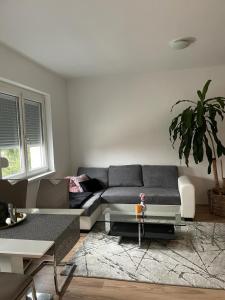 赛尔斯贝格Seiersberg的客厅配有沙发和桌子