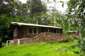 Waimea寇基山林小屋的小木屋 - 带草地甲板