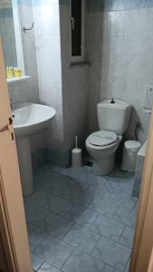 迈索隆吉翁里布雷特酒店的一间带卫生间和水槽的浴室