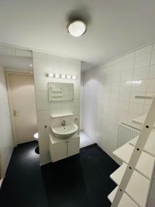 斯内克Aparthotel Le Provence的一间带水槽和卫生间的浴室