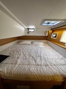 戛纳Au coeur de Cannes - Le Lagoon的船上小房间的一个床位