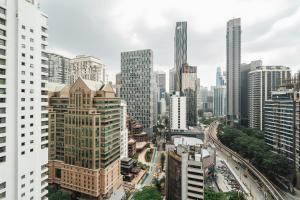 吉隆坡KLCC沃特克斯公寓的城市空中景观高楼