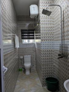 AkwaRacvity Homes Limited的浴室配有卫生间、淋浴和盥洗盆。