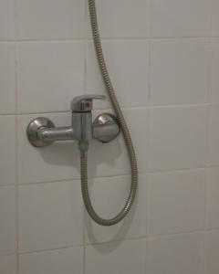 阿尔布费拉维加斯公寓的浴室内带软管的淋浴头