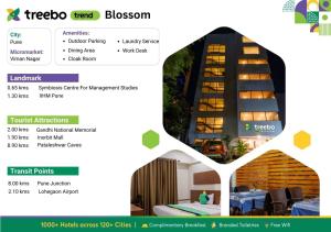 浦那Treebo Trend Blossom - Viman Nagar的用于酒店主页的tiego插件的截图