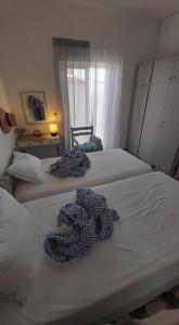 Alkisti's seaside apartments客房内的一张或多张床位