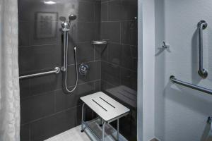 斯特灵斯特灵/杜勒斯机场北凯悦酒店的浴室配有淋浴和卫生间。