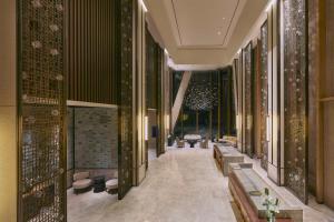 广州Kempinski Residences Guangzhou 广州德安丽舍凯宾斯基酒店的新加坡东方文华酒店大堂的景色