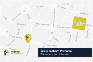 波兹南SERENITY Residence - Old Town Poznan by Friendly Apartments的波特加尔中心图