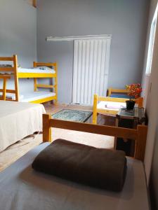 Hostel do Cerrado客房内的一张或多张双层床
