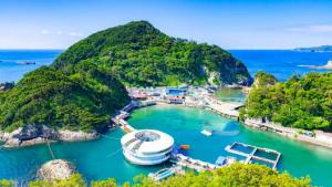 FutoIzu One Club - Vacation STAY 20411v的水中游轮的岛屿