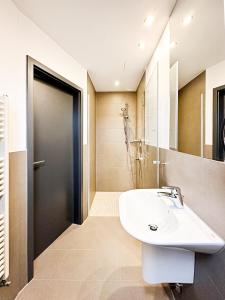 锡根SI-View Doppelzimmer Zimmer 23的一间带水槽和淋浴的浴室