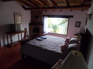 La IslaPosada Turistica Los Joseph的一间卧室设有一张大床和窗户