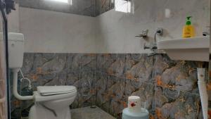 德奥加尔Milan Palace Deoghar的一间带卫生间和水槽的浴室