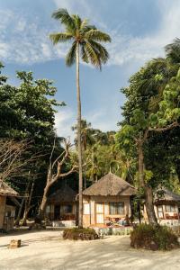 奈岛Mayalay Resort-Green Hotel的房屋前的棕榈树