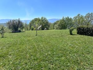 BussoResidence San Martino的一片绿草丛生,树丛背景