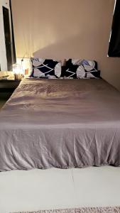 海得拉巴Ruchika's Orchid的床上有2个枕头