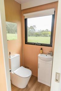 袋鼠谷Gumnut的一间带卫生间和窗户的浴室